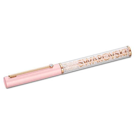 Crystalline Gloss ballpoint pen Pink, Pink lacquered, Rose gold-tone plated