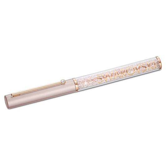 Crystalline Gloss ballpoint pen Rose gold tone, Pink lacquered, Rose gold-tone plated