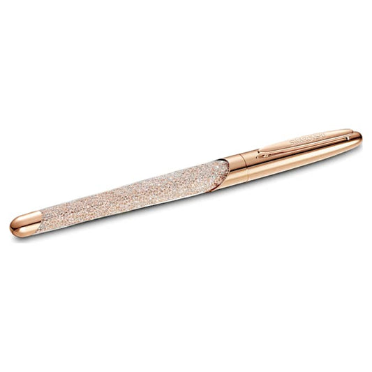 Crystalline Nova rollerball pen Rose gold tone, Rose gold-tone plated