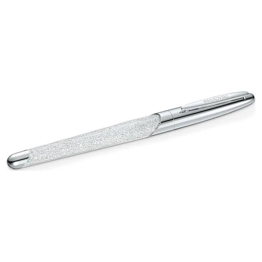 Crystalline Nova rollerball pen Silver tone, Chrome plated