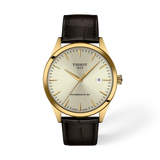 Tissot Classic Dream 40mm T158.407.36.261.00 with ivory dial and brown leather strap