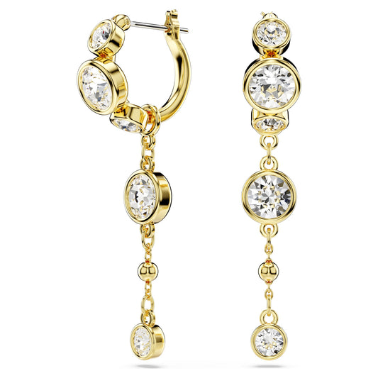 Swarovski Jewelry Imber drop earrings  Round cut, White, Mixed metal finish 5680097