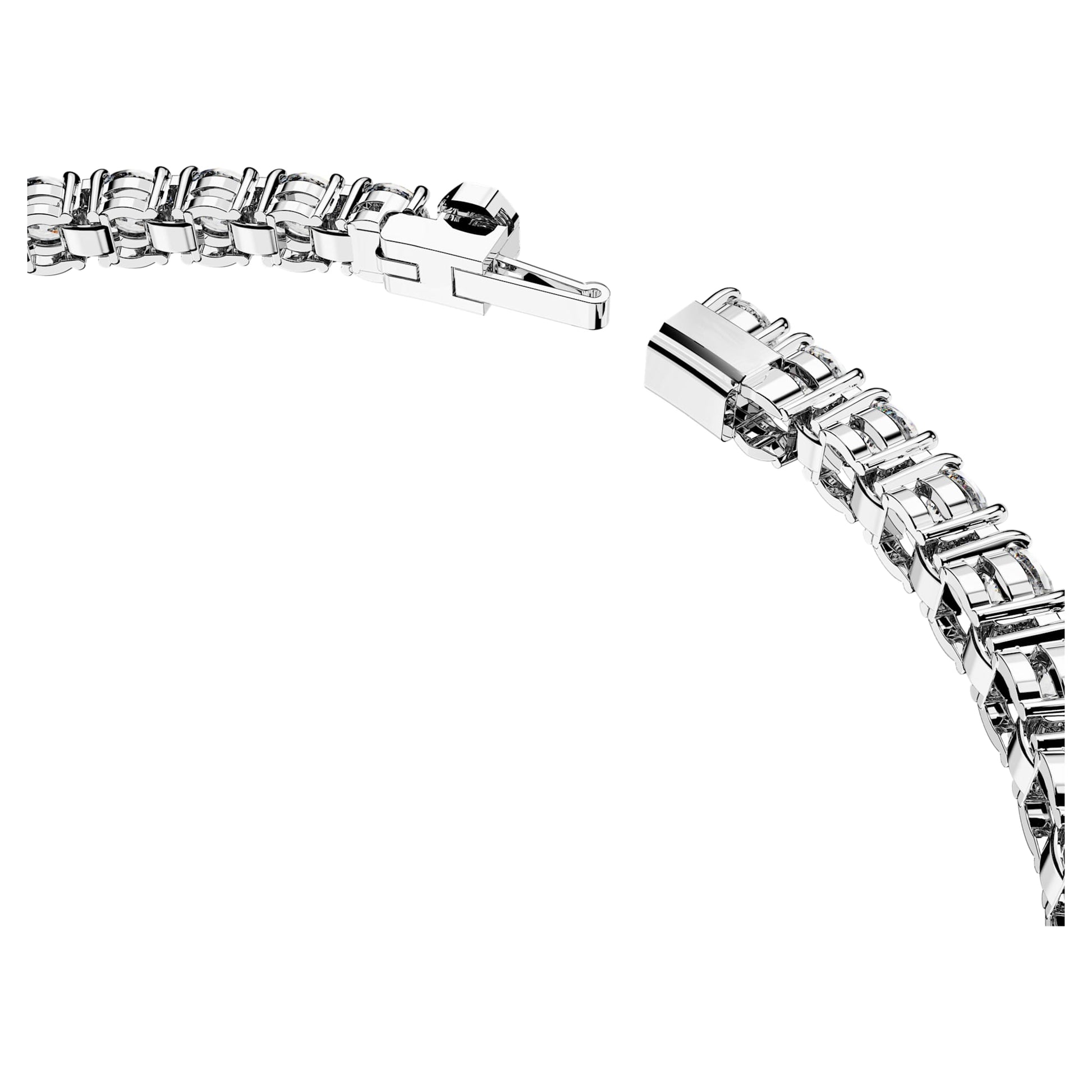 Swarovski Jewelry Matrix Tennis bracelet  Round cut, White, Rhodium plated 5648937