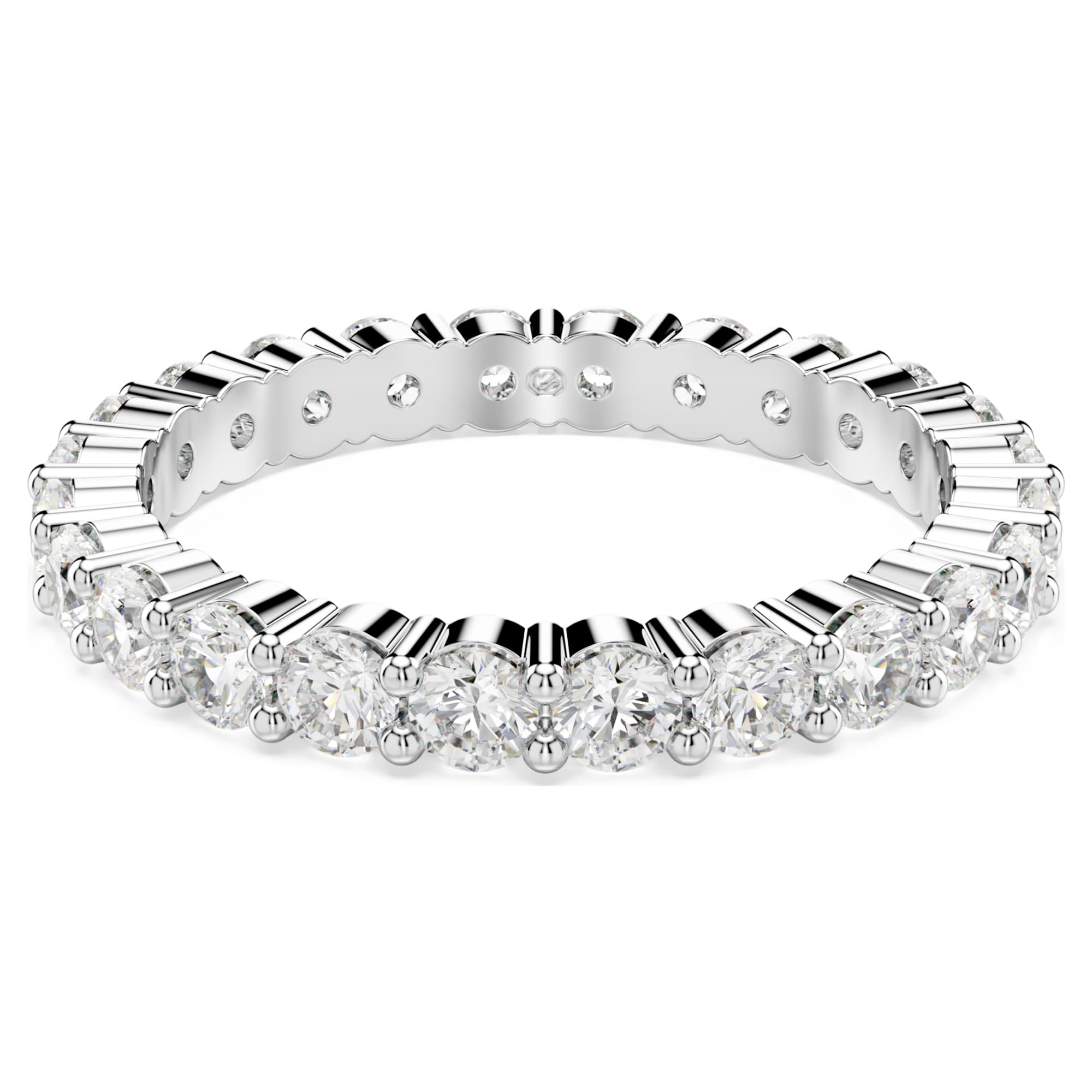 5705604 Matrix Vittore ring Round cut, White, Silver-tone finish – WatchIt US