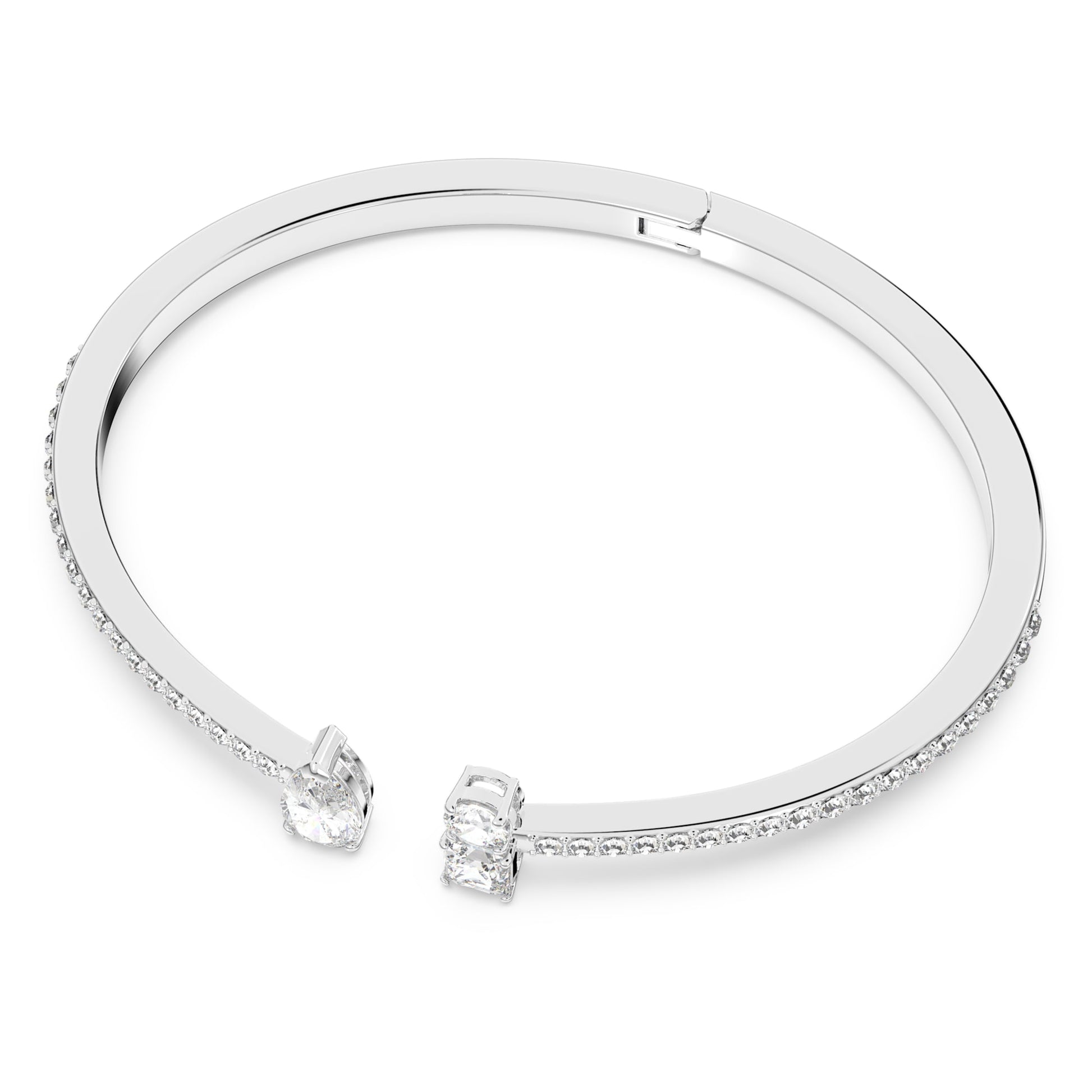 Swarovski Jewelry Mesmera Attract cuff Mixed cuts, White, Rhodium plated 5556912