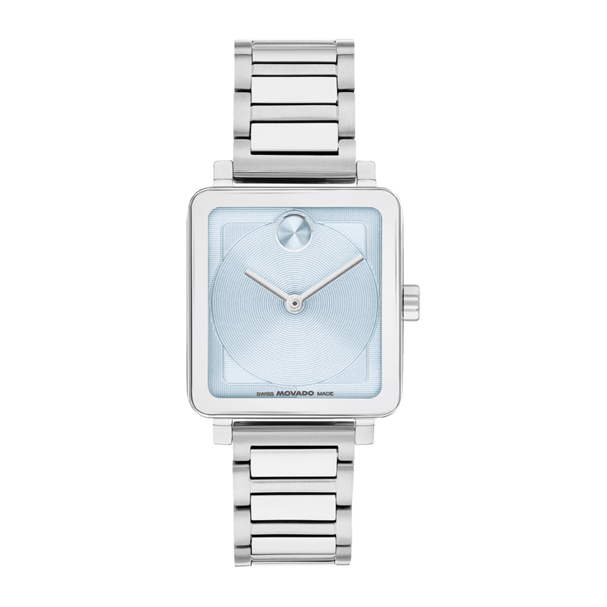 Movado BOLD Evolution 2.0 3601164, centered front view with complete bracelet