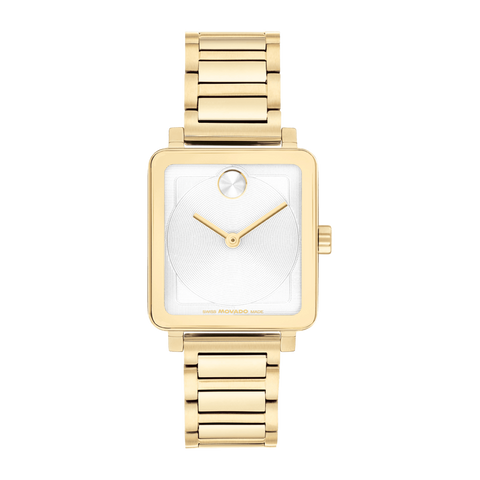 Movado Bold Evolution 2.0 3601165, centered front view with complete bracelet