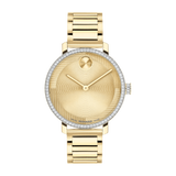 Movado Bold Evolution 2.0 3601225, centered front view with complete bracelet