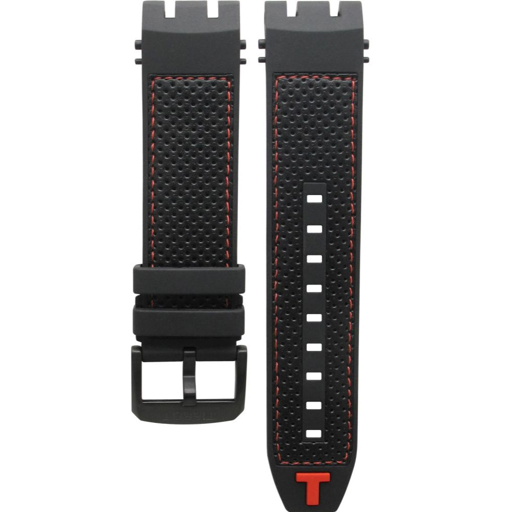 Tissot T-Race Strap Black Synthetic Leather Strap T603040690