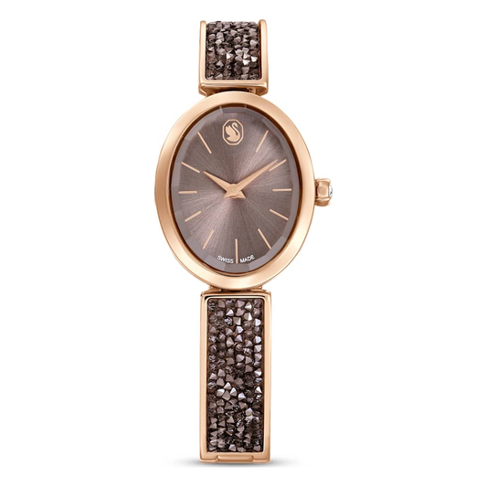 Swarovski Crystal Rock Oval 5656857, complete watch front view