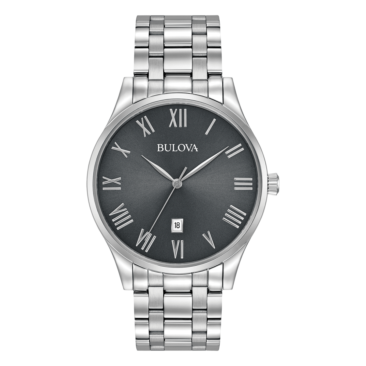 Bulova Classic 96B261, complete watch front view