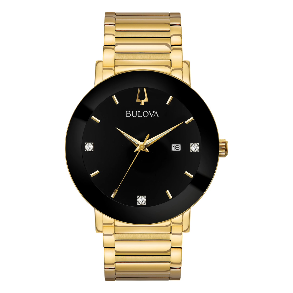 Bulova Futuro 97D116, complete watch front view