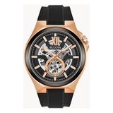 Bulova Maquina Automatic Skeleton 98A177, complete watch front view