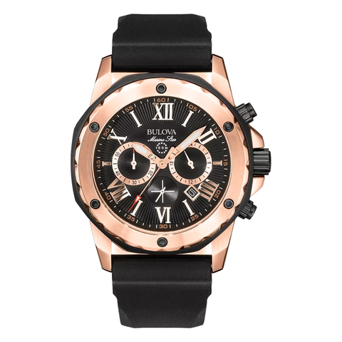 Bulova Marine Star Series A Chronograph 98B104, complete watch front view