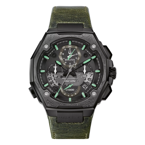 Bulova Series X 98B355, complete watch front view