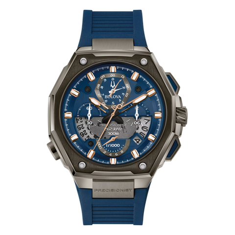 Bulova Series X 98B357, complete watch front view