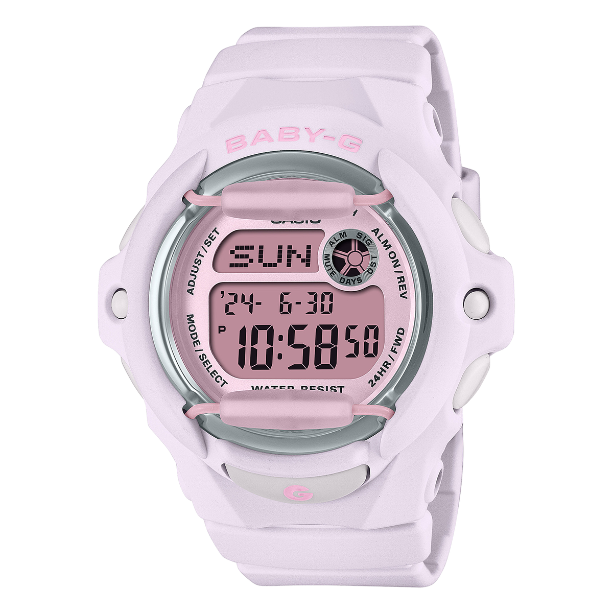 BABY-G BG-169 Series BG169M-4, complete watch view