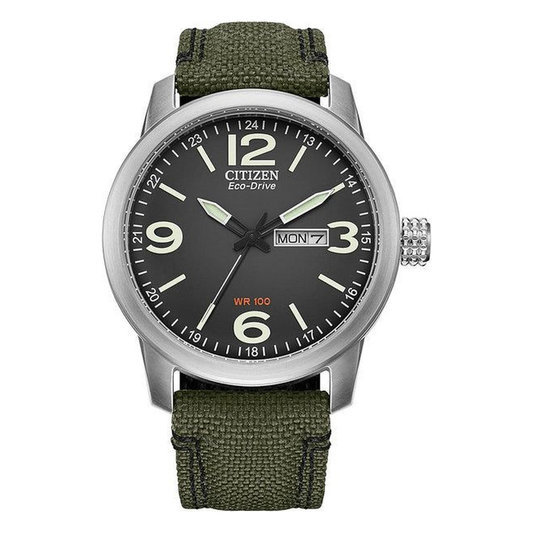 Citizen Military Commemorative Box Set BM8570-09E, complete watch front view