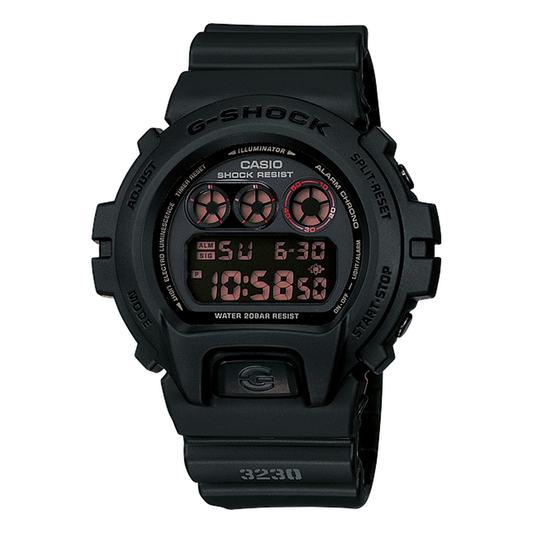 G-SHOCK DW6900MS-1, complete watch view