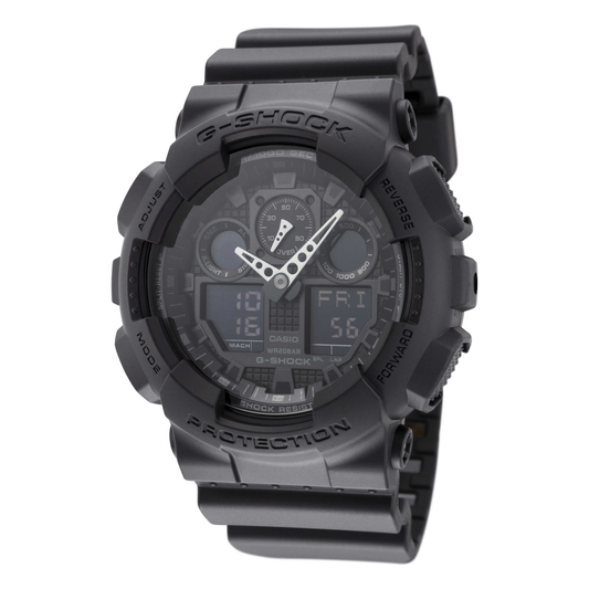 G-SHOCK GA100-1A1, complete exact-model watch photograph