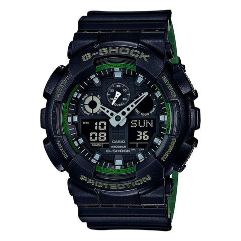 G-SHOCK GA100L-1A, complete exact-model watch photograph