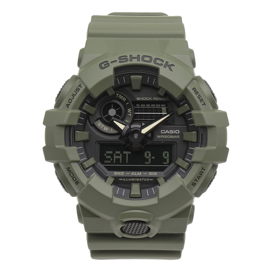 G-SHOCK GA700UC-3A, complete exact-model watch photograph