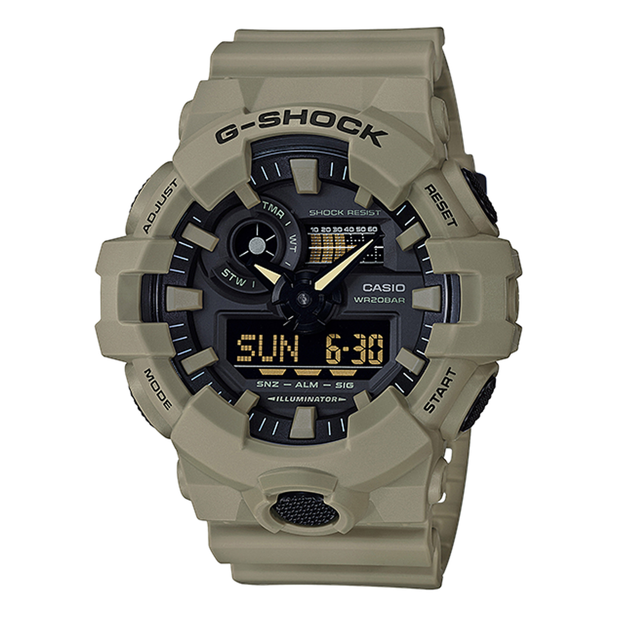 G-SHOCK GA700UC-5A, complete watch view