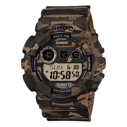 G-SHOCK GD-120 Series GD-120CM-5, complete watch front view