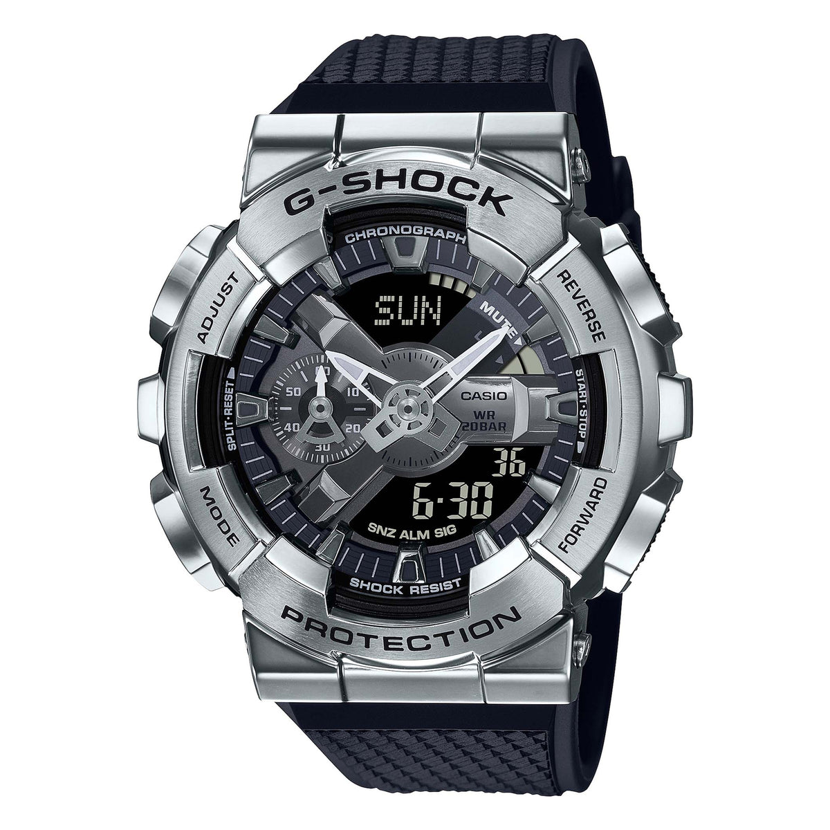 G-SHOCK GM110-1A, complete exact-model watch photograph
