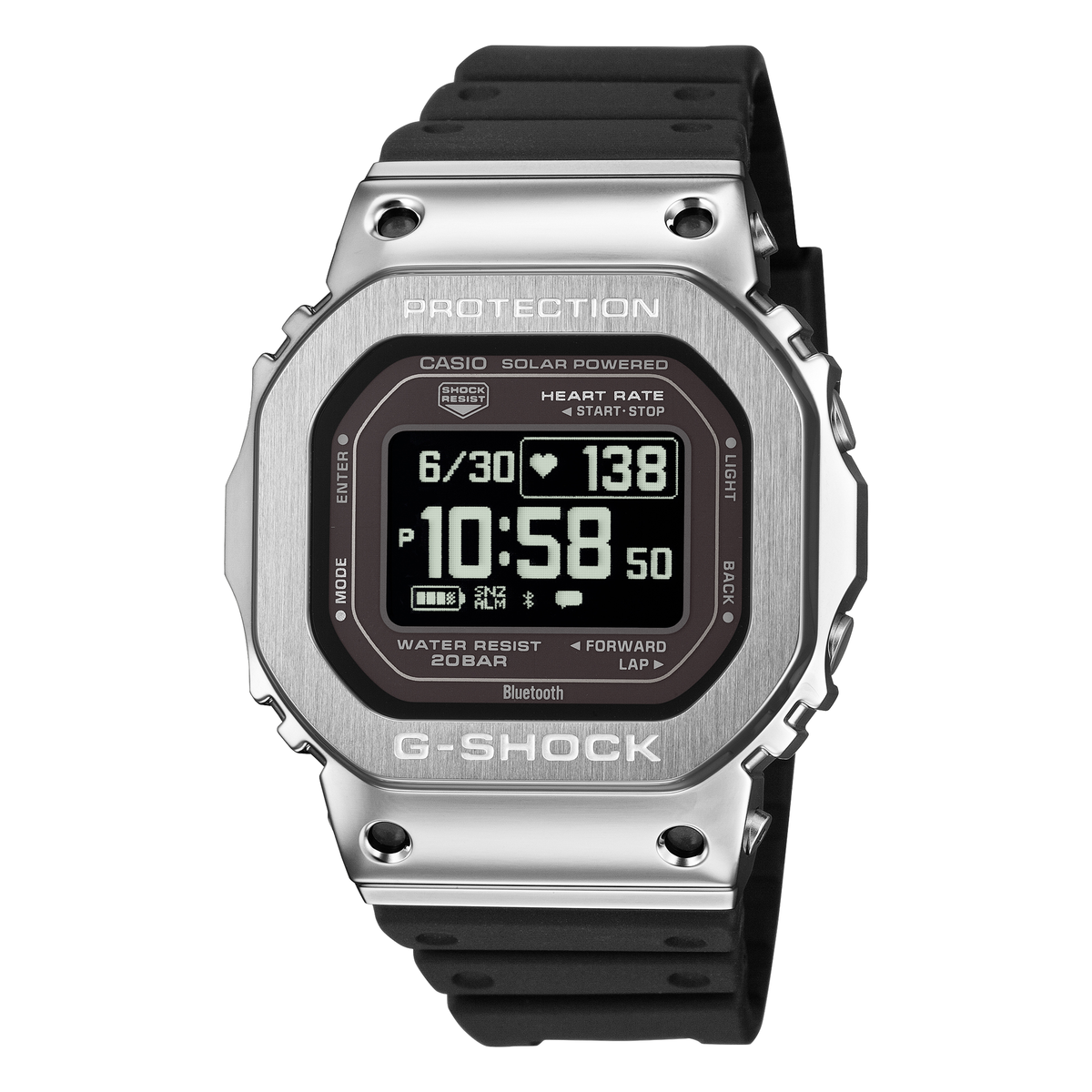 G-SHOCK MOVE GM-H5600-1, complete watch view