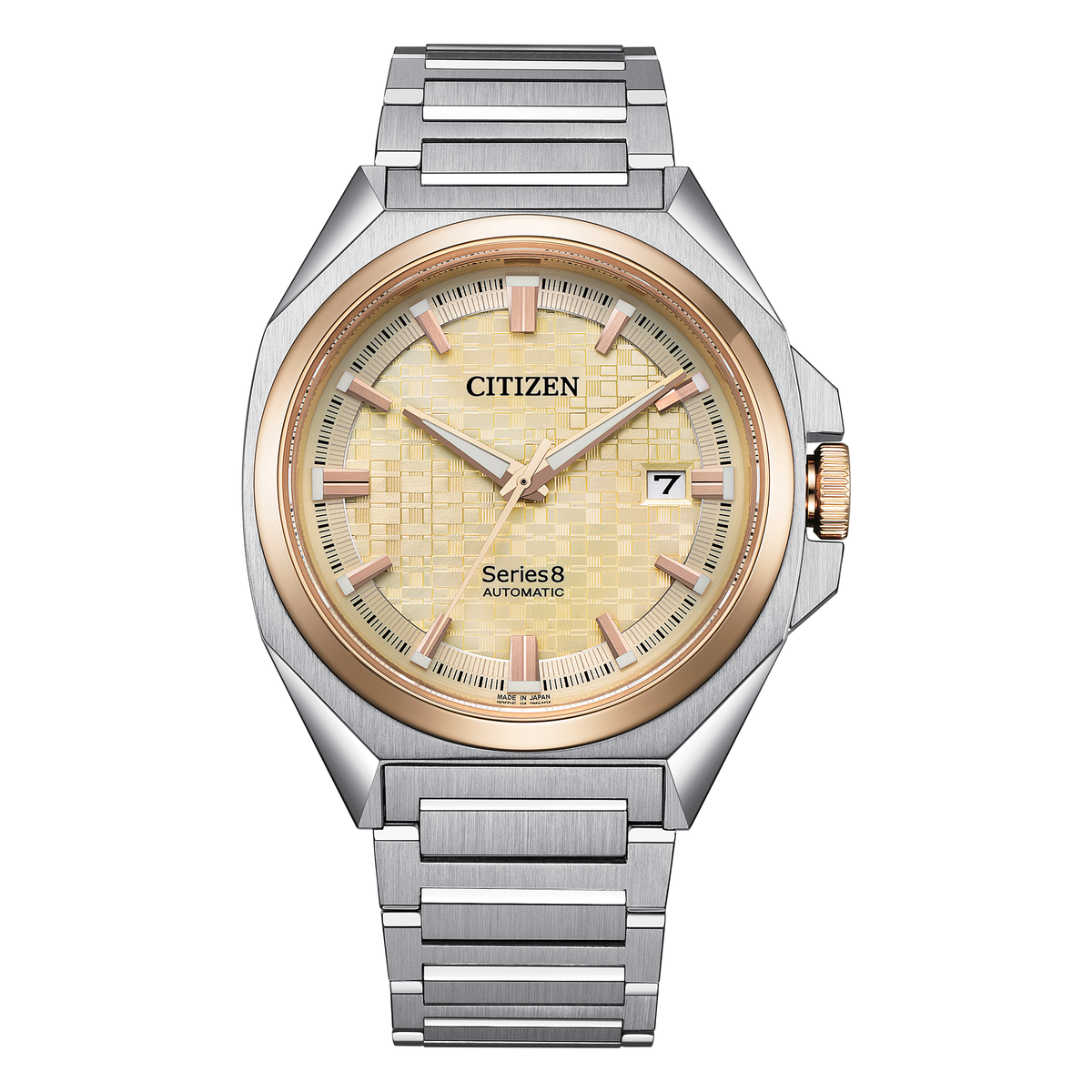 Citizen Series8 831 NB6059-57P, complete watch front view