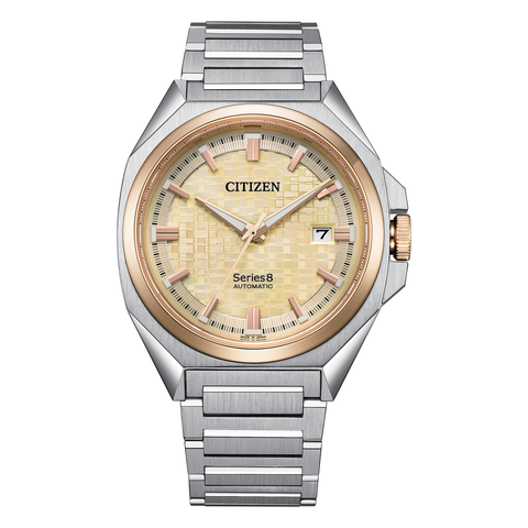 Citizen Series8 831 NB6059-57P, complete watch front view
