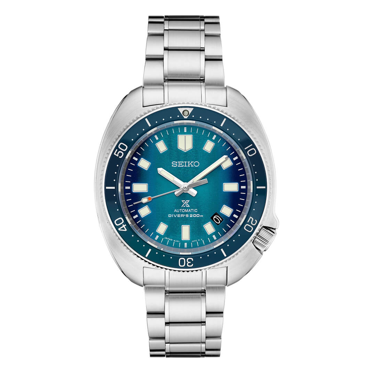 Seiko Prospex 1970 Heritage Diver Limited Edition SLA063, complete watch front view