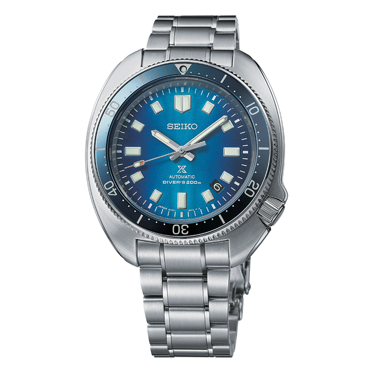 Seiko Prospex 1970 Heritage Diver Limited Edition SLA063, complete watch front view