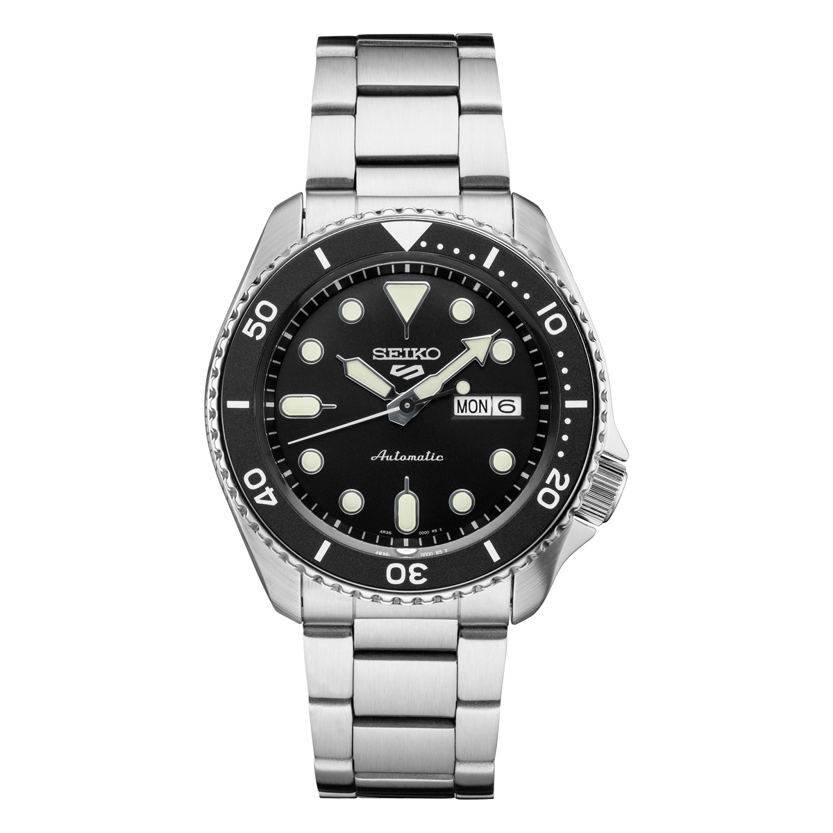 Seiko 5 Sports SRPD55, complete watch view