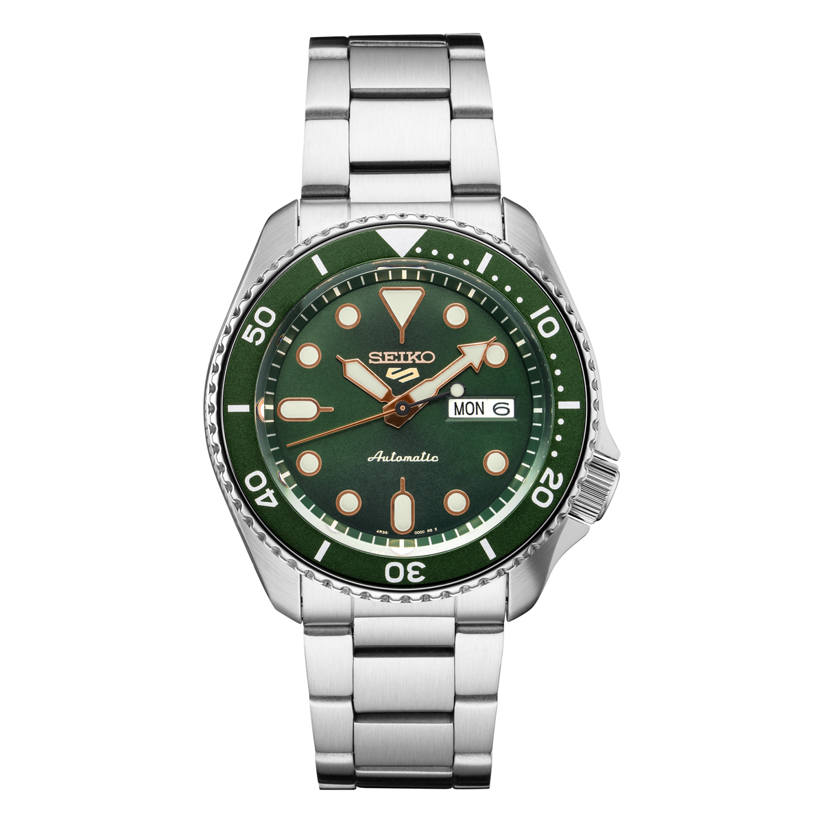 Seiko 5 Sports SRPD63, complete watch view