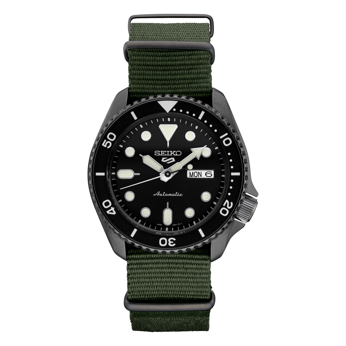 Seiko 5 Sports SRPD91, complete watch view