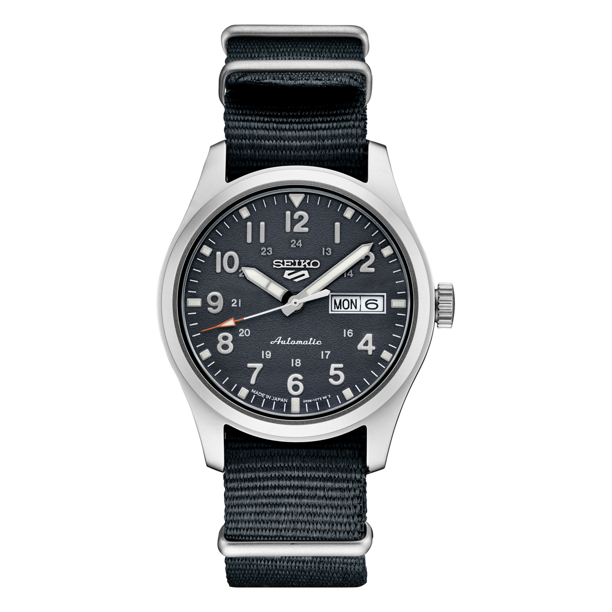 Seiko 5 Sports SRPG31, complete watch front view
