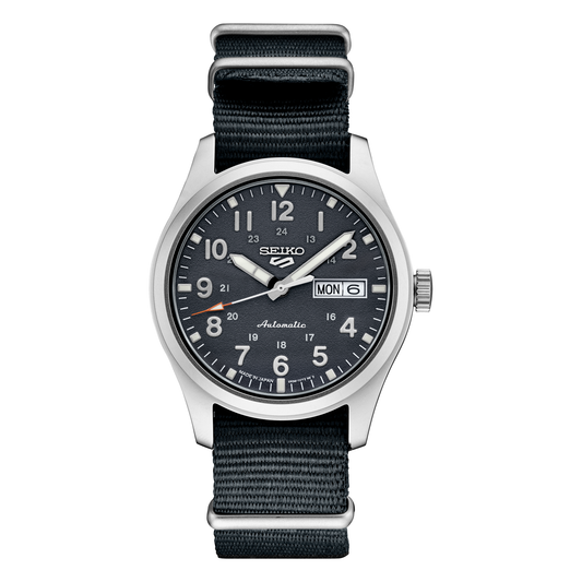 Seiko 5 Sports SRPG31, complete watch front view