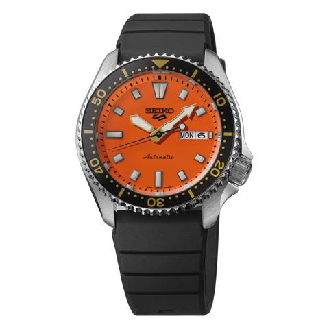 Seiko 5 Sports SRPL89, complete watch front view