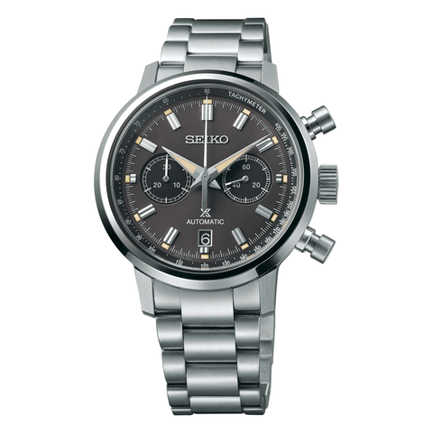 Seiko Prospex Speedtimer Mechanical Chronograph SRQ037, complete watch front view