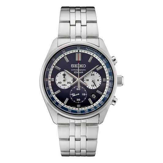 Seiko Essentials Collection SSB427, complete watch front view
