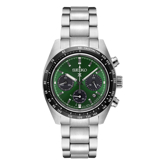Seiko Prospex Speedtimer Solar Chronograph SSC933, complete watch view