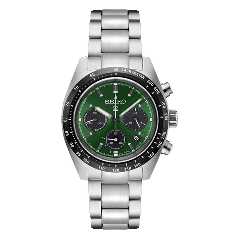 Seiko Prospex Speedtimer Solar Chronograph SSC933, complete watch view