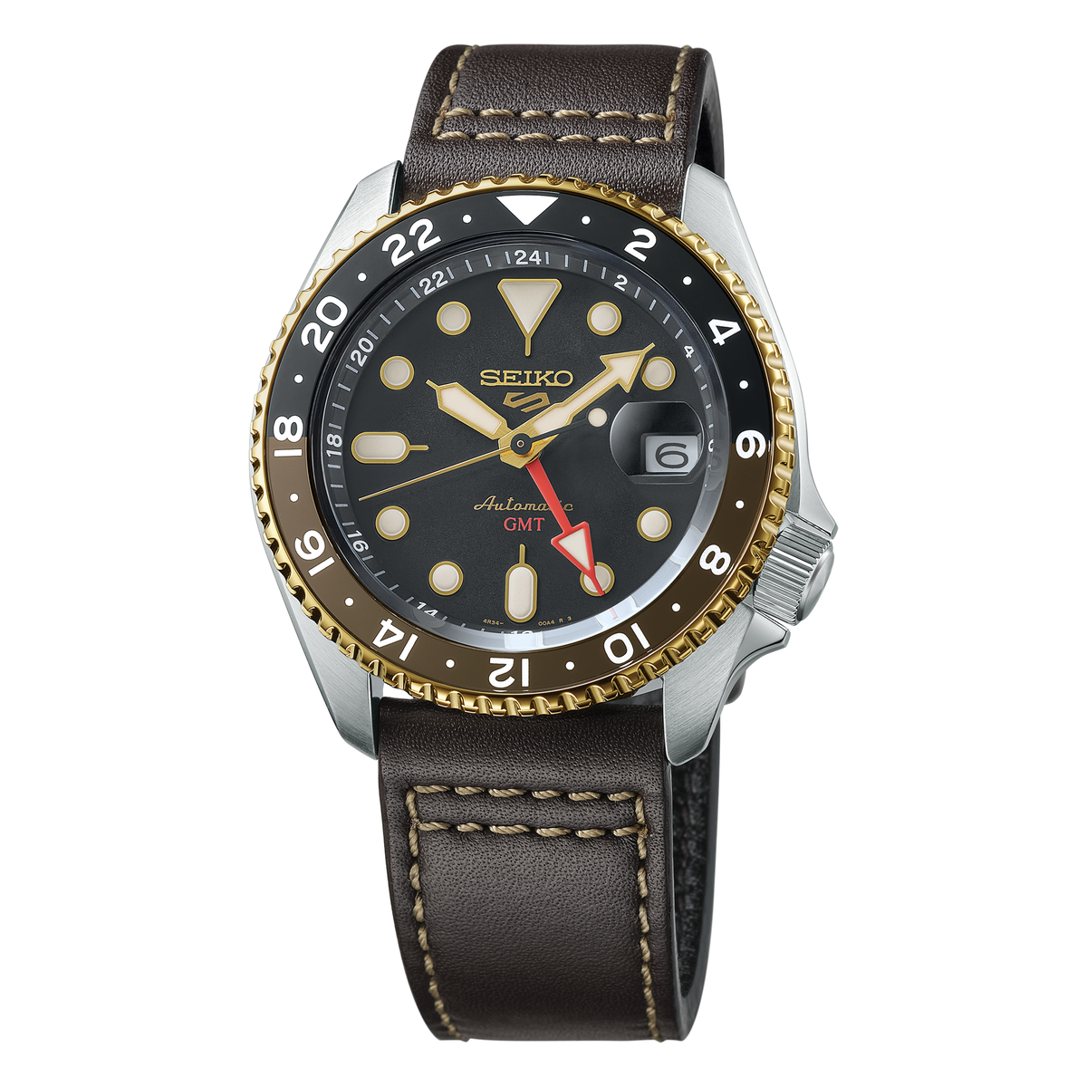 Seiko 5 Sports SKX Sports Style GMT Series SSK036, complete watch view