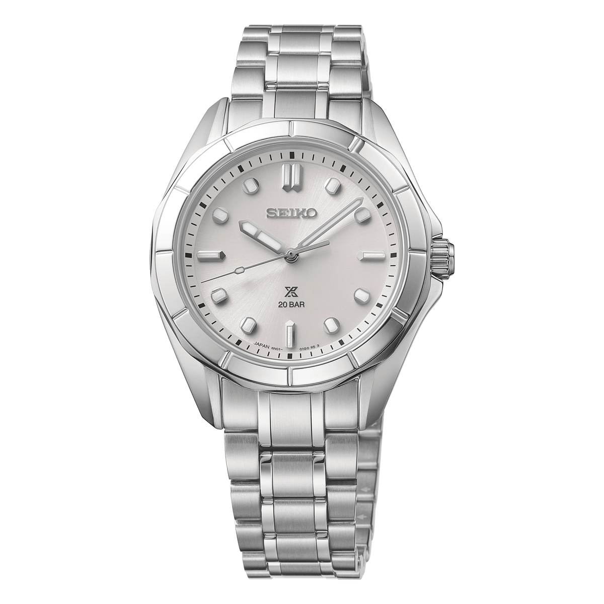 Seiko Prospex Sea Series SUR595, complete watch front view