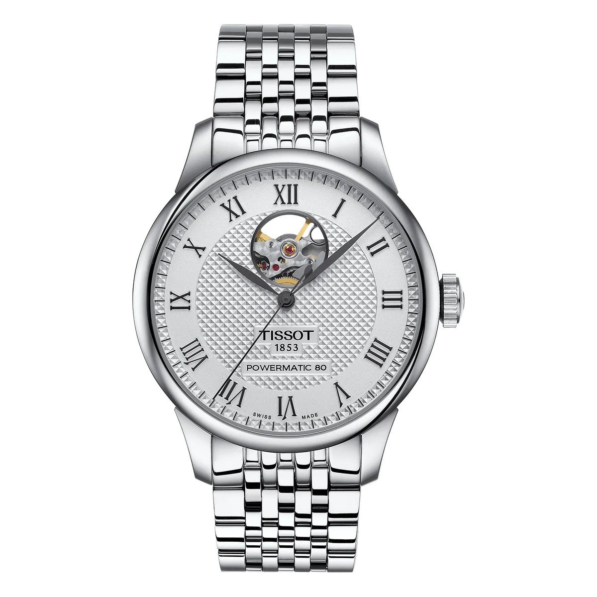 Tissot Le Locle Powermatic 80 Open Heart T006.407.11.033.02, complete watch view