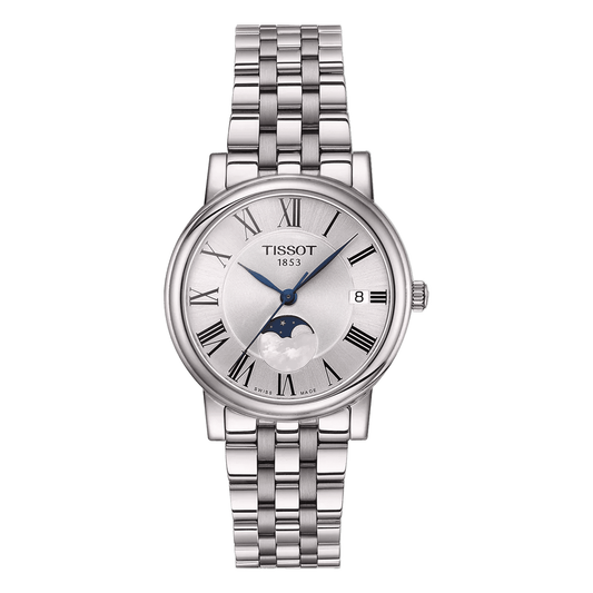 Tissot Carson Premium Lady Moonphase Watch T122.223.11.033.00, complete watch view