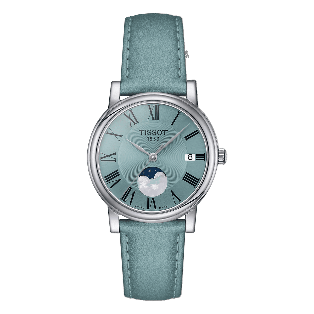 Tissot Carson Premium Lady Moonphase Watch T122.223.16.353.00, complete watch view
