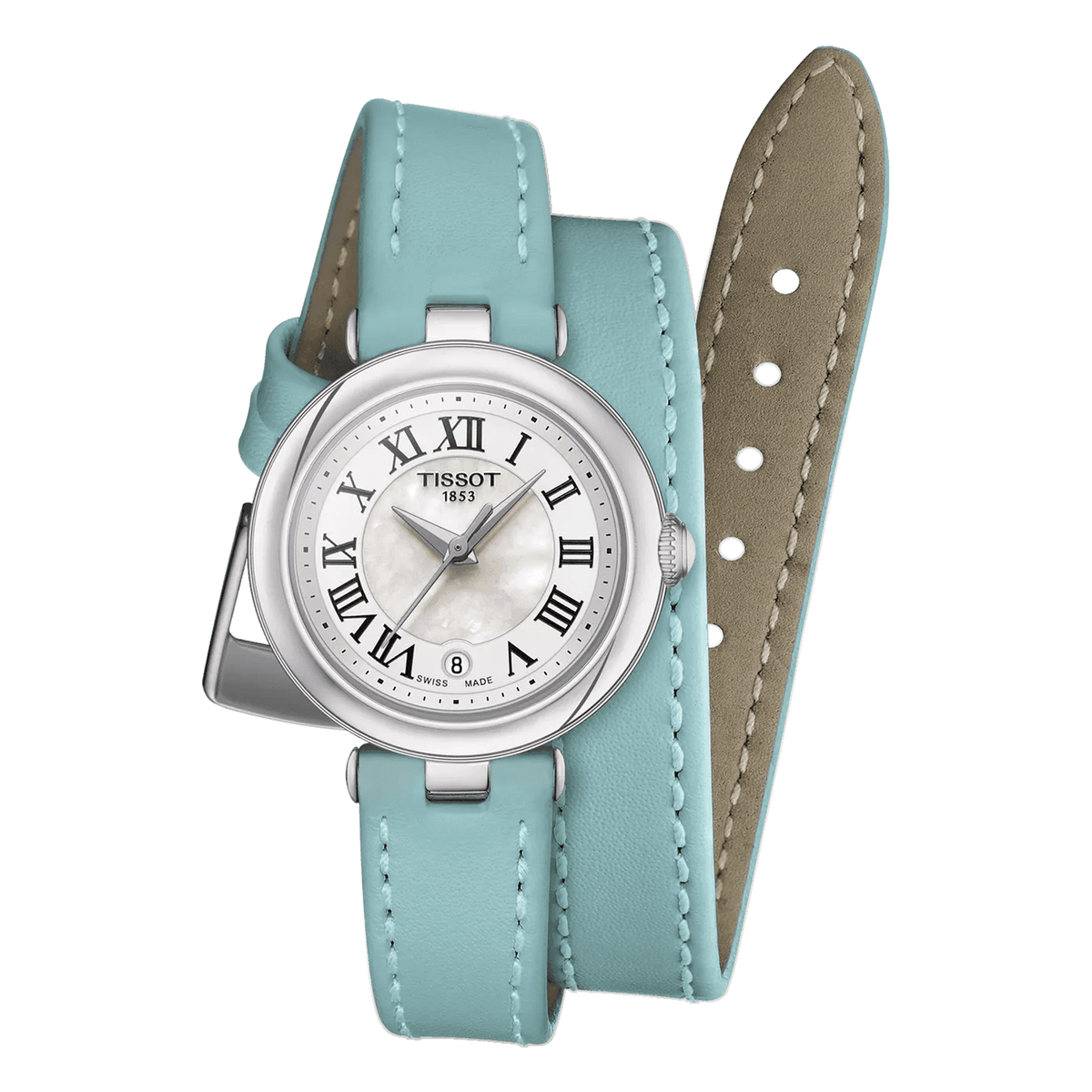 Tissot Bellissima Small Lady - M Double Tour Strap Watch T126.010.16.113.01, complete watch view